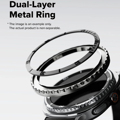 Okvir za zaštitu Ringke Premium Styling za Samsung Galaxy Watch8 Classic, Crni