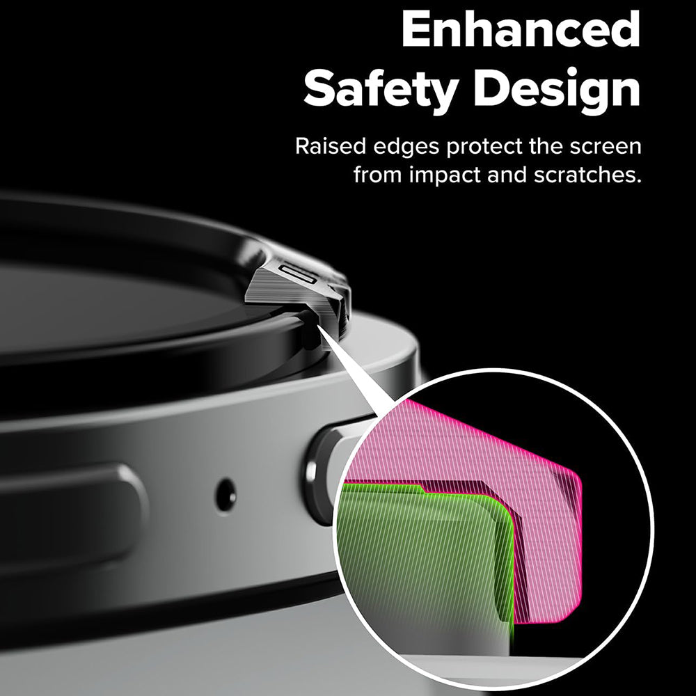 Okvir zaštite Ringke Inner Styling za Samsung Galaxy Watch8 Classic, Crni