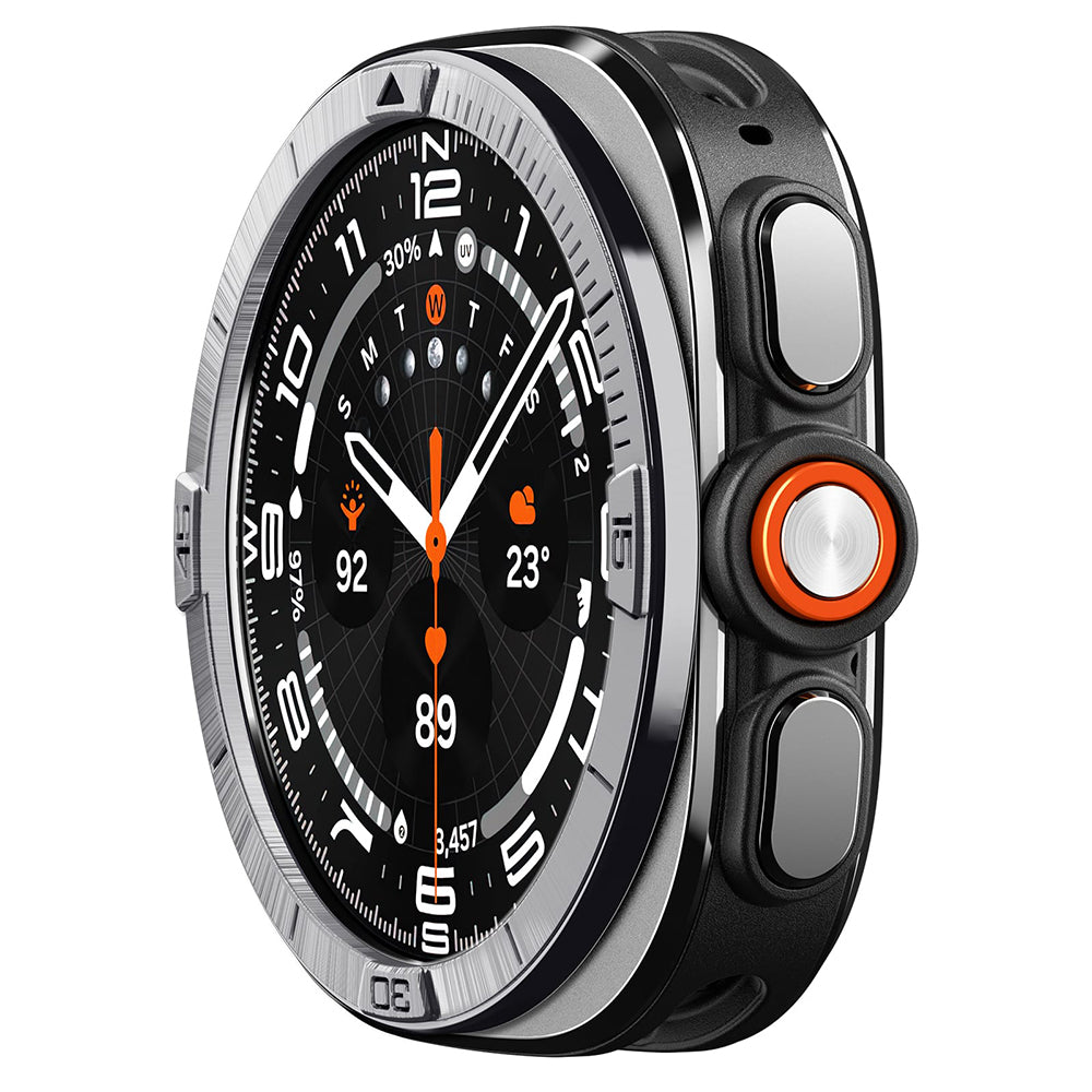 Zaštitni okvir Spigen Tune Pilot za Samsung Galaxy Watch Ultra2, Srebrna ACS11616