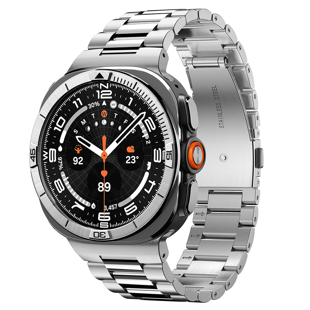 Zaštitni okvir Spigen Tune Pilot za Samsung Galaxy Watch Ultra2, Srebrna ACS11616
