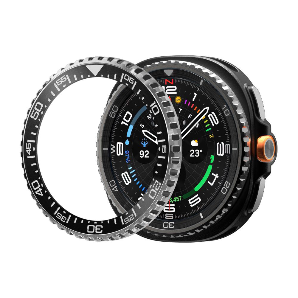 Okvir zaštite Spigen Tune Pro Diver za Samsung Galaxy Watch8 Classic, Crni