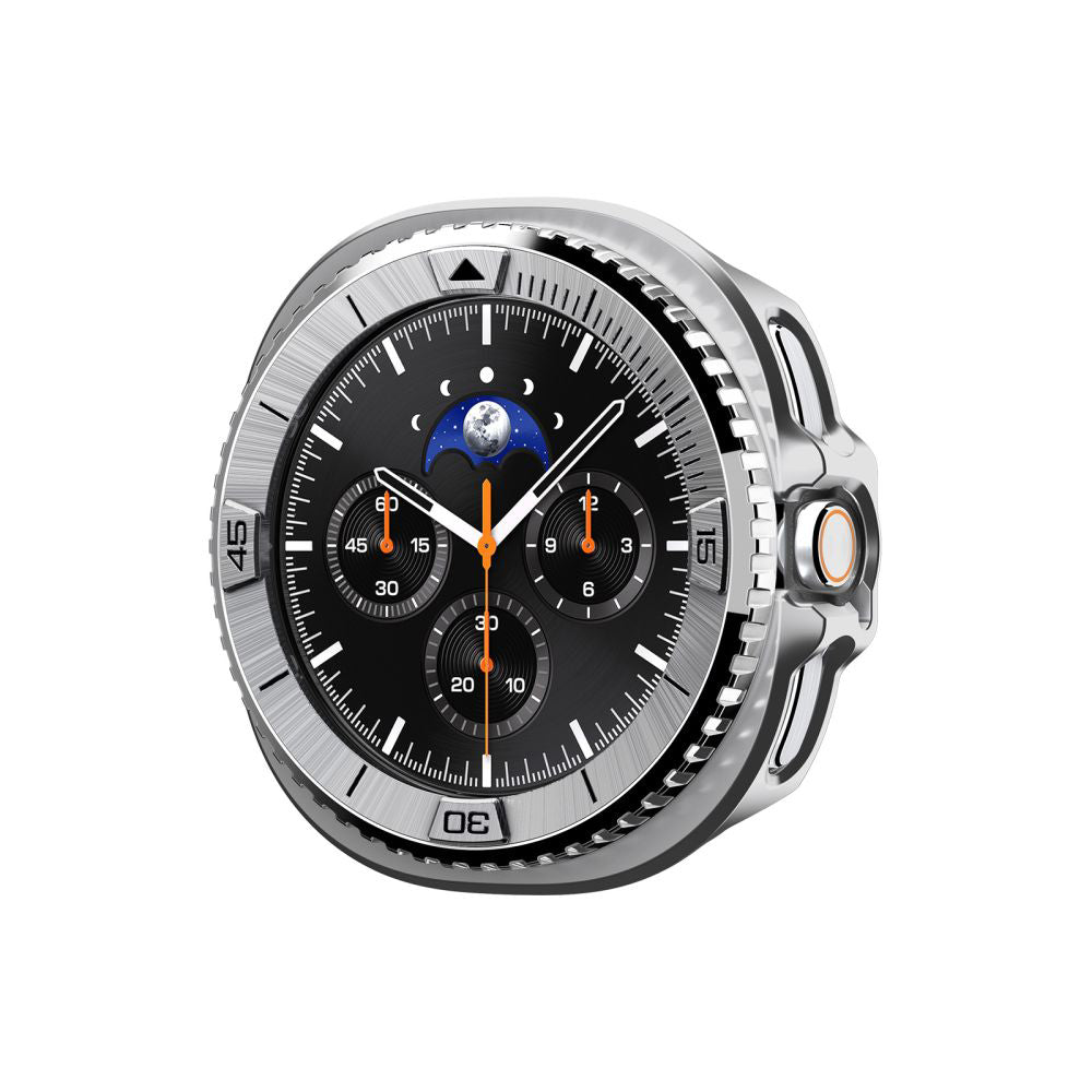 Okvir za zaštitu Spigen Tune Pro Pilot za Samsung Galaxy Watch8 Classic, Srebrni