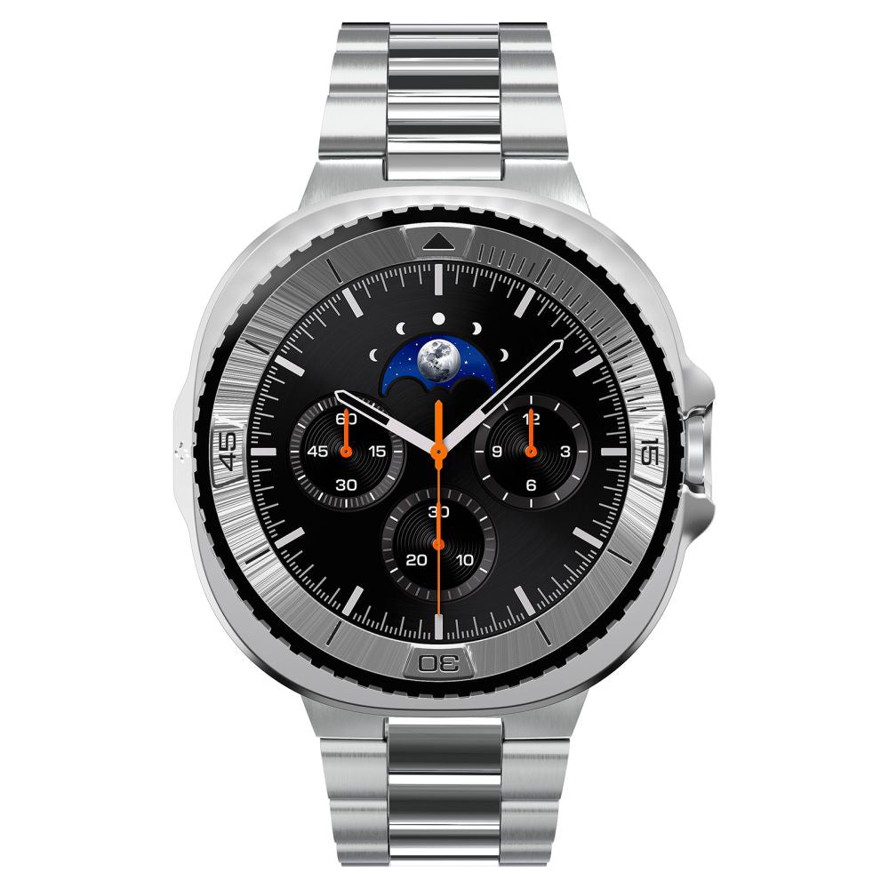 Okvir za zaštitu Spigen Tune Pro Pilot za Samsung Galaxy Watch8 Classic, Srebrni