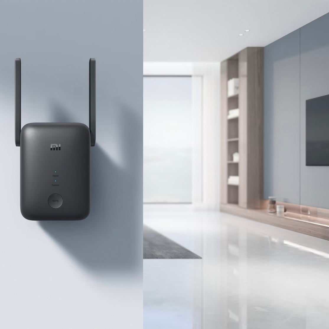 Range Extender Wireless Xiaomi Mi AC1200, Dual Band, 1200Mbps, Crni DVB4348GL