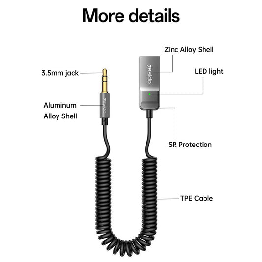 Bluetooth prijemnik Yesido YAU82