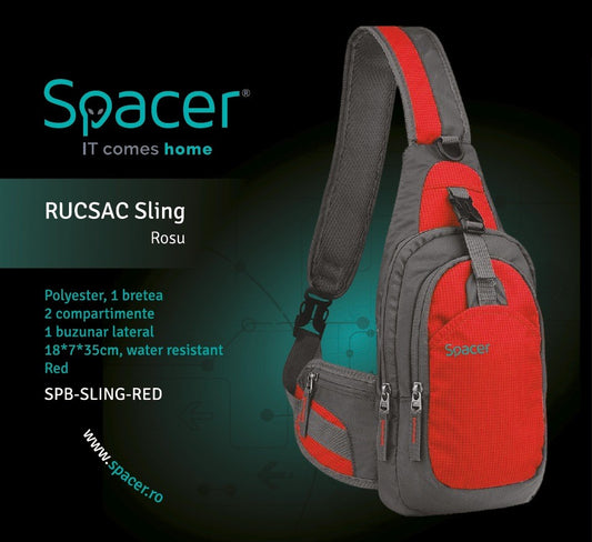 Ruksak Spacer Sling za Tablet max. 8 inča, Crveni