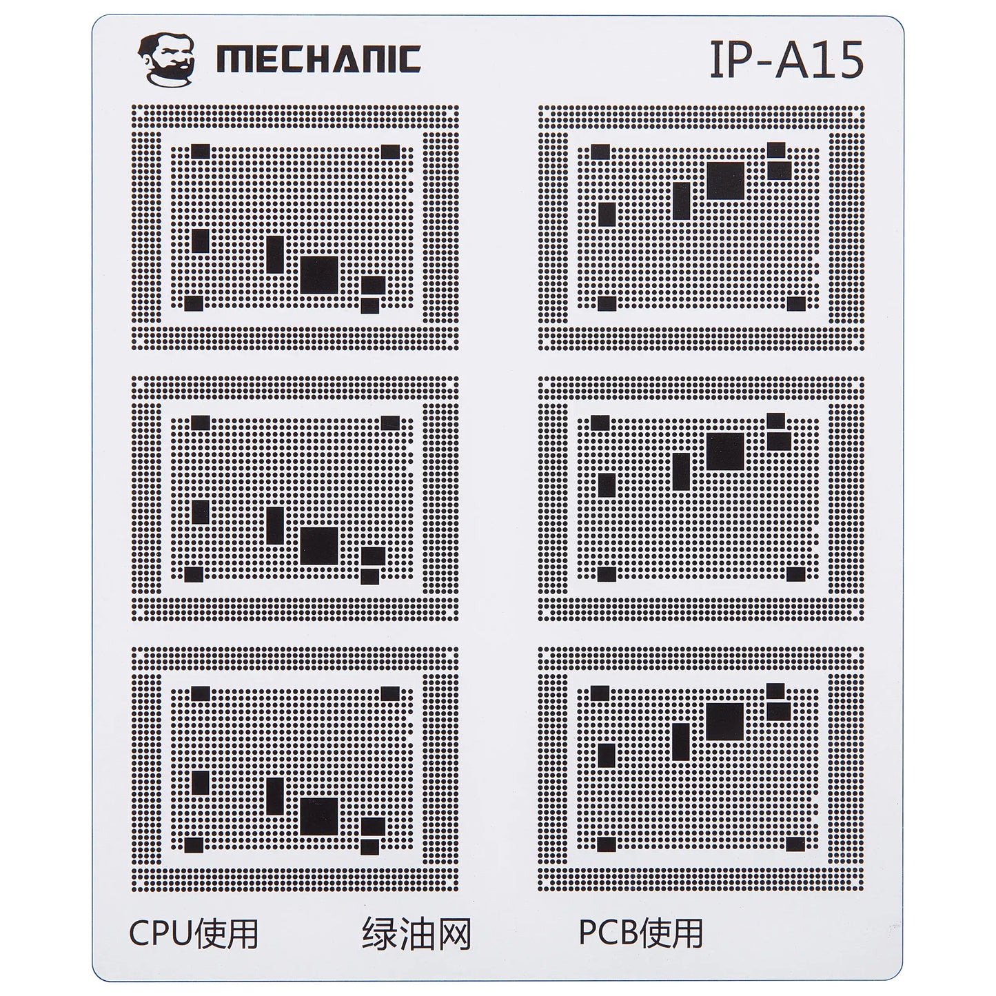 Šablon izolacija staza CI Mechanic za Apple iPhone 6 - 16 serija