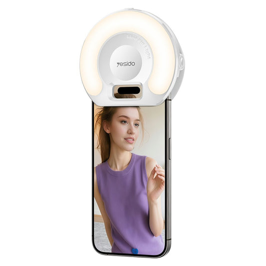 Selfie Light Yesido DH13, Univerzalni, Beli