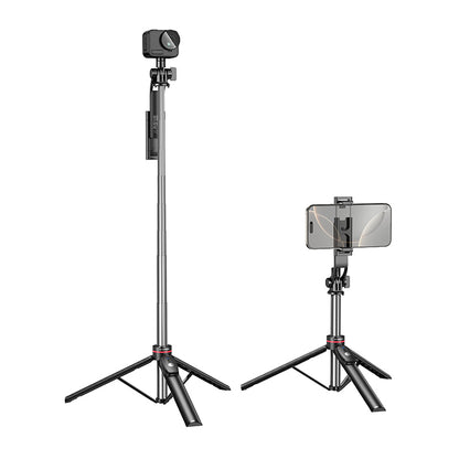 Selfie štap Bluetooth Borofone BY15 Throne, 4.5inch - 7inch, Crna
