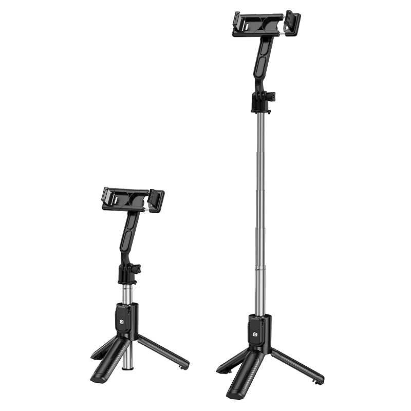 Selfie štap Bluetooth Borofone BY14 Graceful, 4.5 inča - 7 inča, Crna