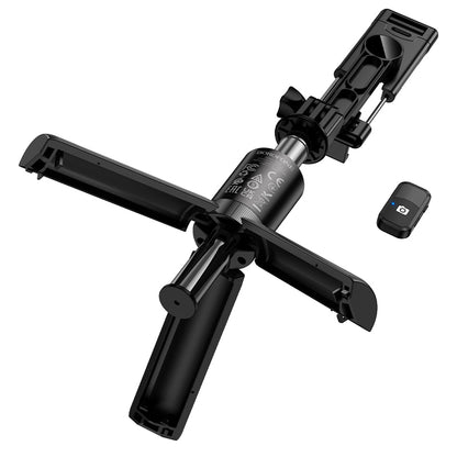 Selfie štap Bluetooth Borofone BY14 Graceful, 4.5 inča - 7 inča, Crna