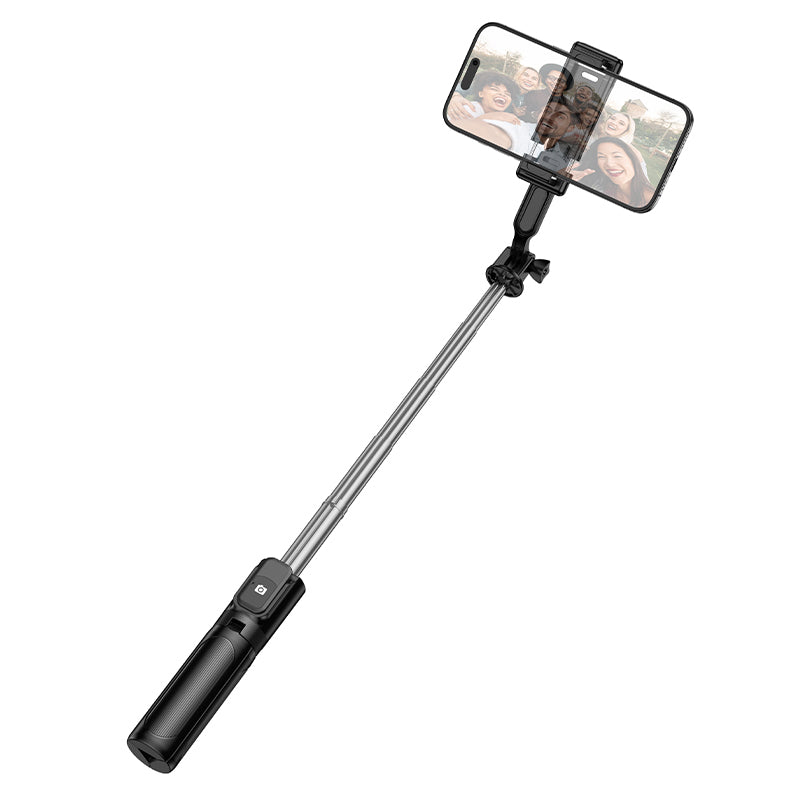 Selfie štap Bluetooth Borofone BY14 Graceful, 4.5 inča - 7 inča, Crna