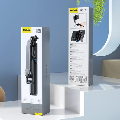 Selfi štap Bluetooth Dudao F18S 4u1, Univerzalni, Crni