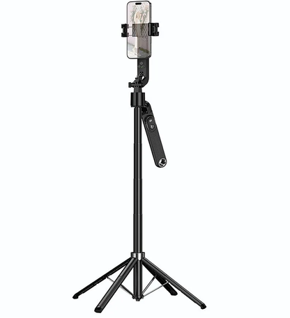 Selfie Stick Bluetooth HOCO K32 Face Tracking, 4.5inch - 7inch, Crni