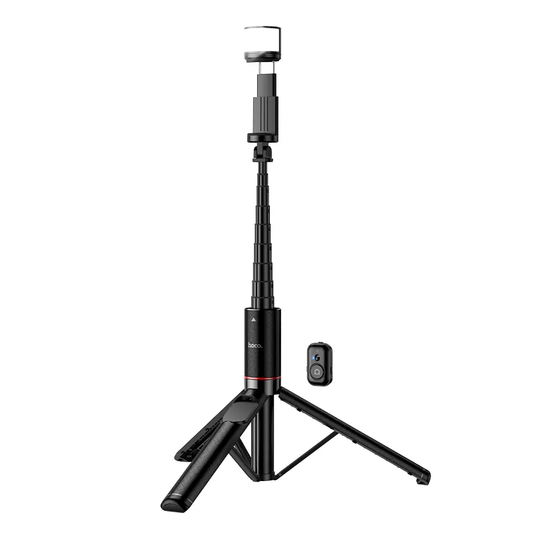 Selfie štap Bluetooth HOCO K34, 4.5inch - 7inch, Crna