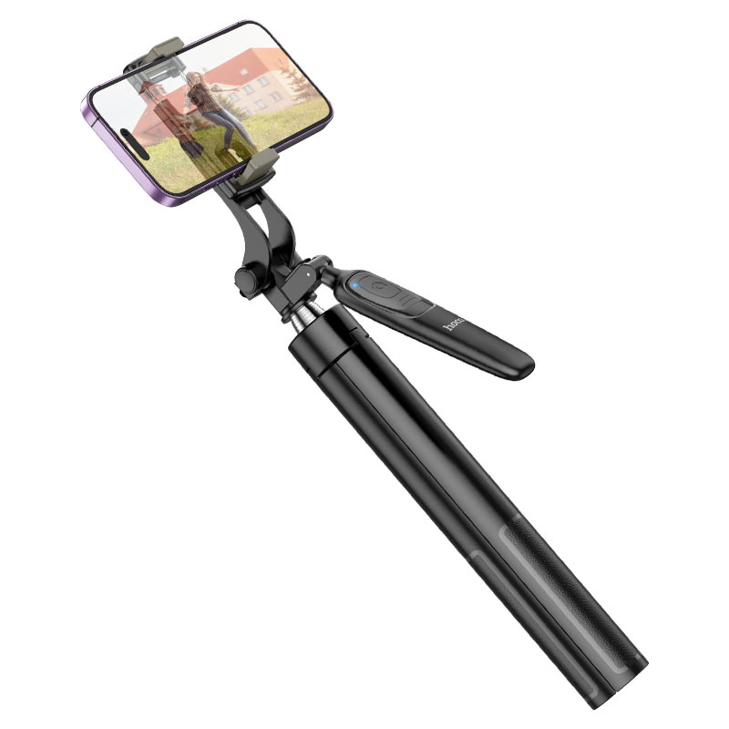 Selfie štap Bluetooth HOCO K19 Soul Live Broadcast, univerzalan, crni