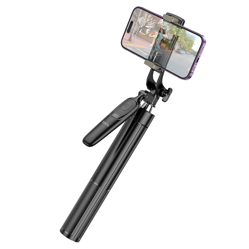 Selfie štap Bluetooth HOCO K19 Soul Live Broadcast, univerzalan, crni
