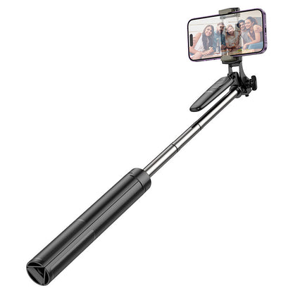 Selfie štap Bluetooth HOCO K19 Soul Live Broadcast, univerzalan, crni