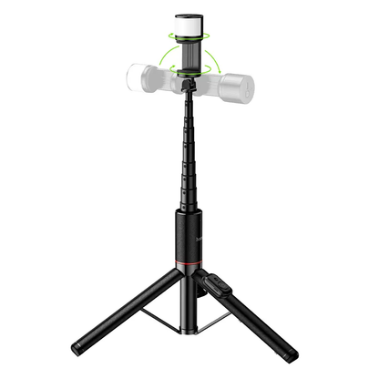 Selfie štap Bluetooth HOCO K34, 4.5inch - 7inch, Crna