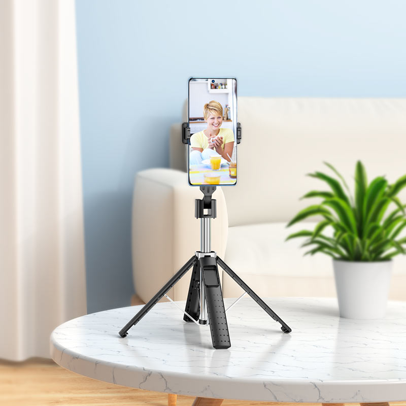 Selfie štap Bluetooth HOCO K18, univerzalan, crni