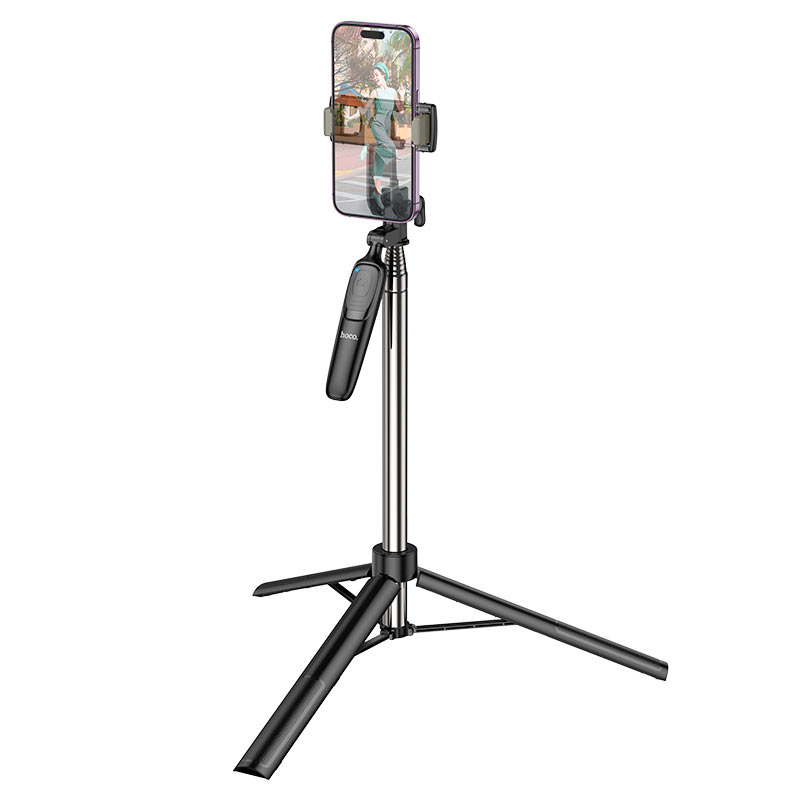 Selfie štap Bluetooth HOCO K19 Soul Live Broadcast, univerzalan, crni