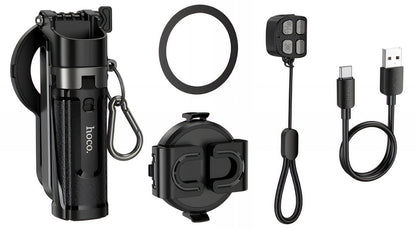 Selfie Stick Bluetooth HOCO K27 Pro, Univerzalan, Crni