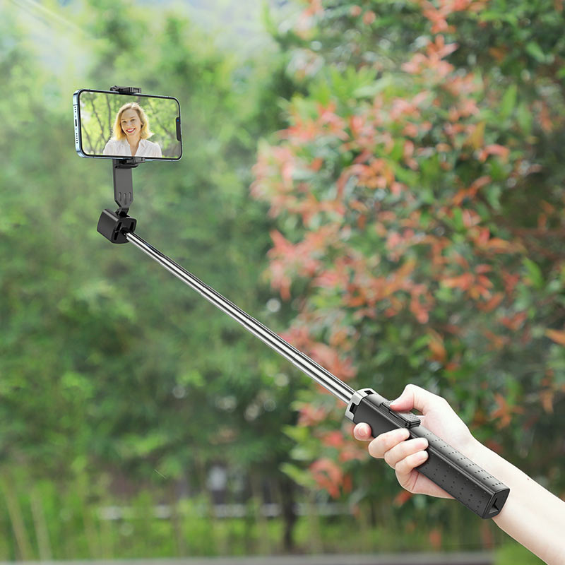 Selfie štap Bluetooth HOCO K18, univerzalan, crni