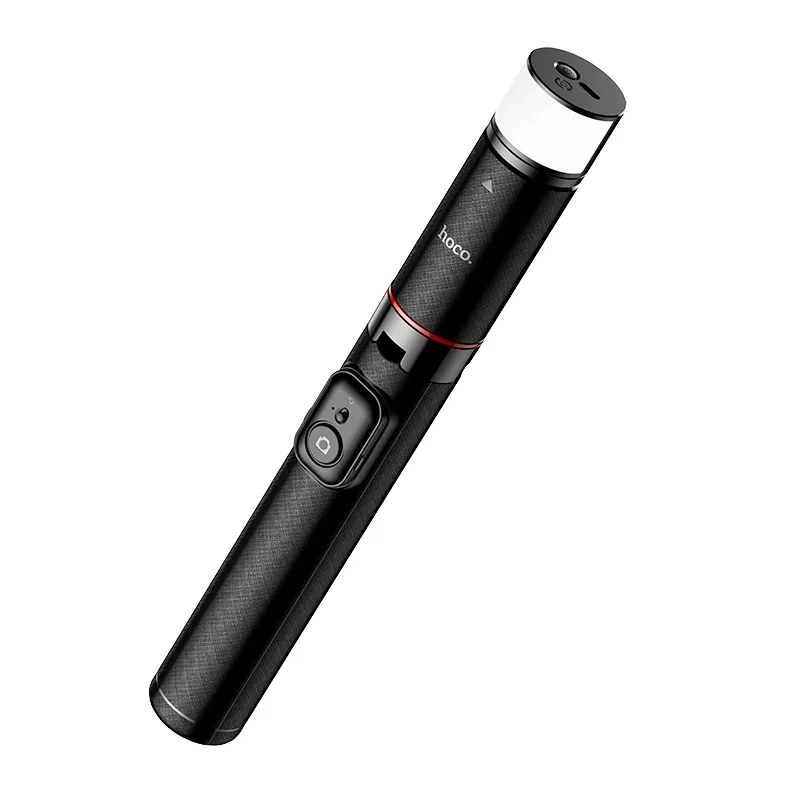 Selfie štap Bluetooth HOCO K34, 4.5inch - 7inch, Crna