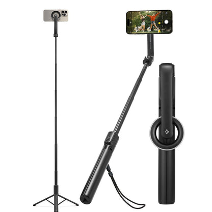 Selfie Stick Bluetooth Spigen S580W, Univerzalan, Crn