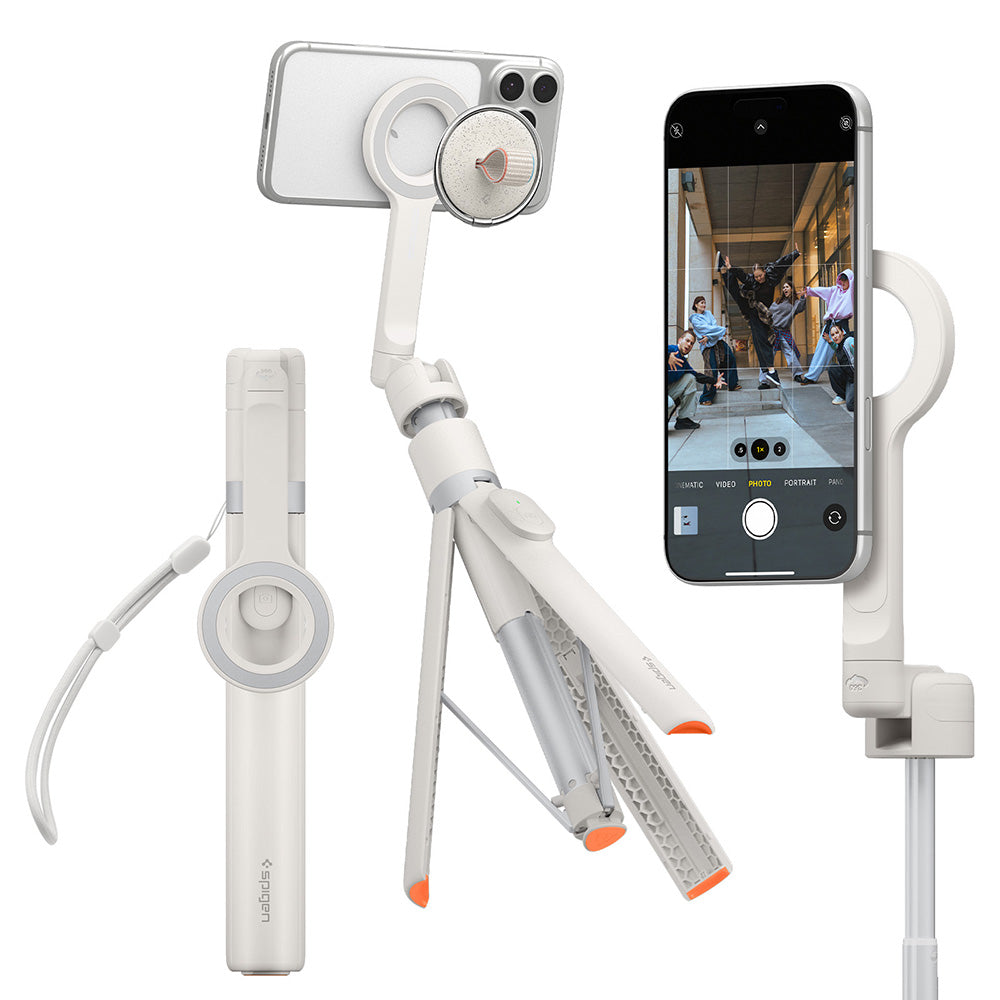 Selfie štap Bluetooth Spigen S582W, Univerzalni, Bež AMP11373