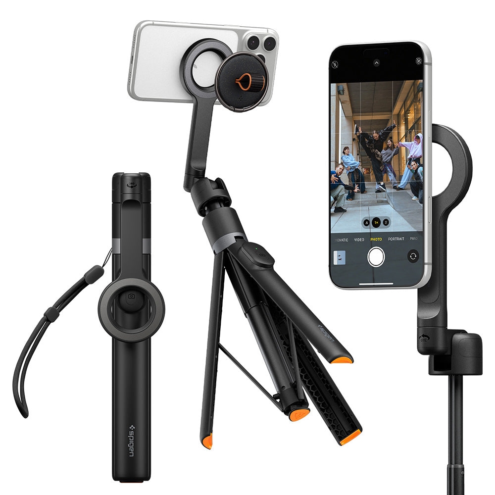 Selfi štap Bluetooth Spigen S582W, Univerzalni, Crni AMP11372