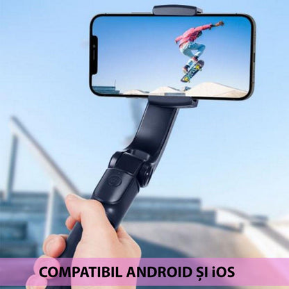 Gimbal Stabilizator Spigen S610W Gimbal, Univerzalan, Crn