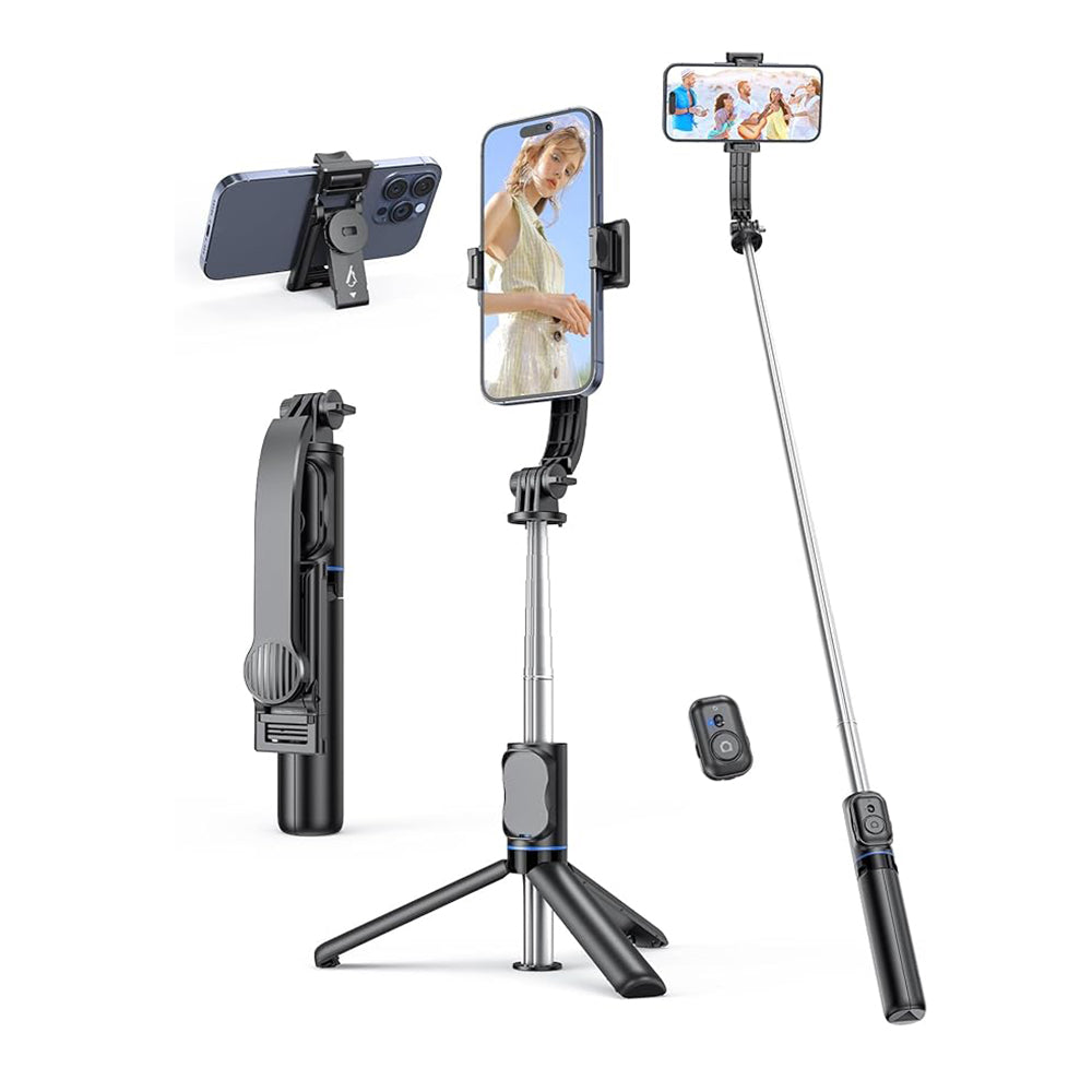 Selfie Stick Bluetooth Techsuit C01, Univerzalan, Crn