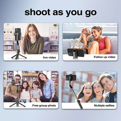 Selfie Stick Bluetooth Techsuit C01, Univerzalan, Crn