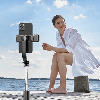 Selfie Stick Bluetooth Techsuit C01s, Univerzalan, Crn
