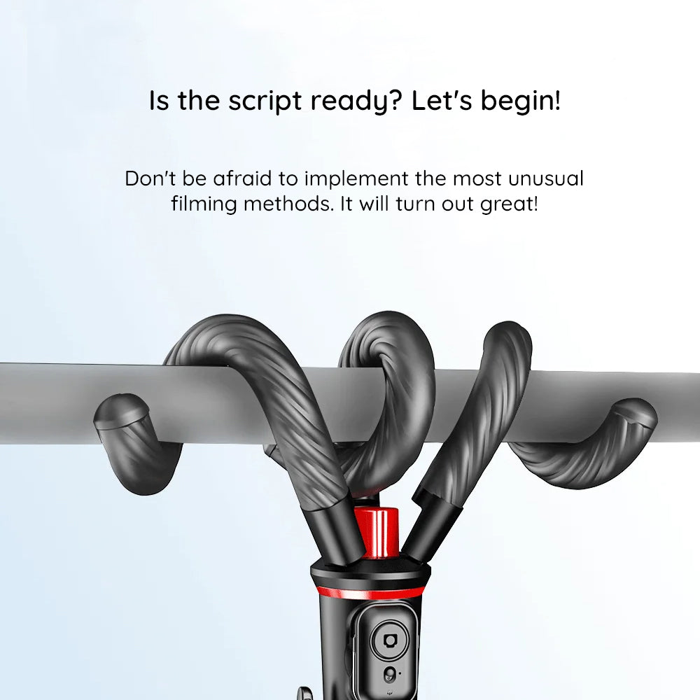 Selfie Stick Bluetooth Techsuit C03, Univerzalan, Crn