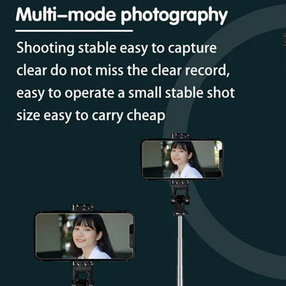 Selfie Stick Bluetooth Techsuit K03, Univerzalan, Crn