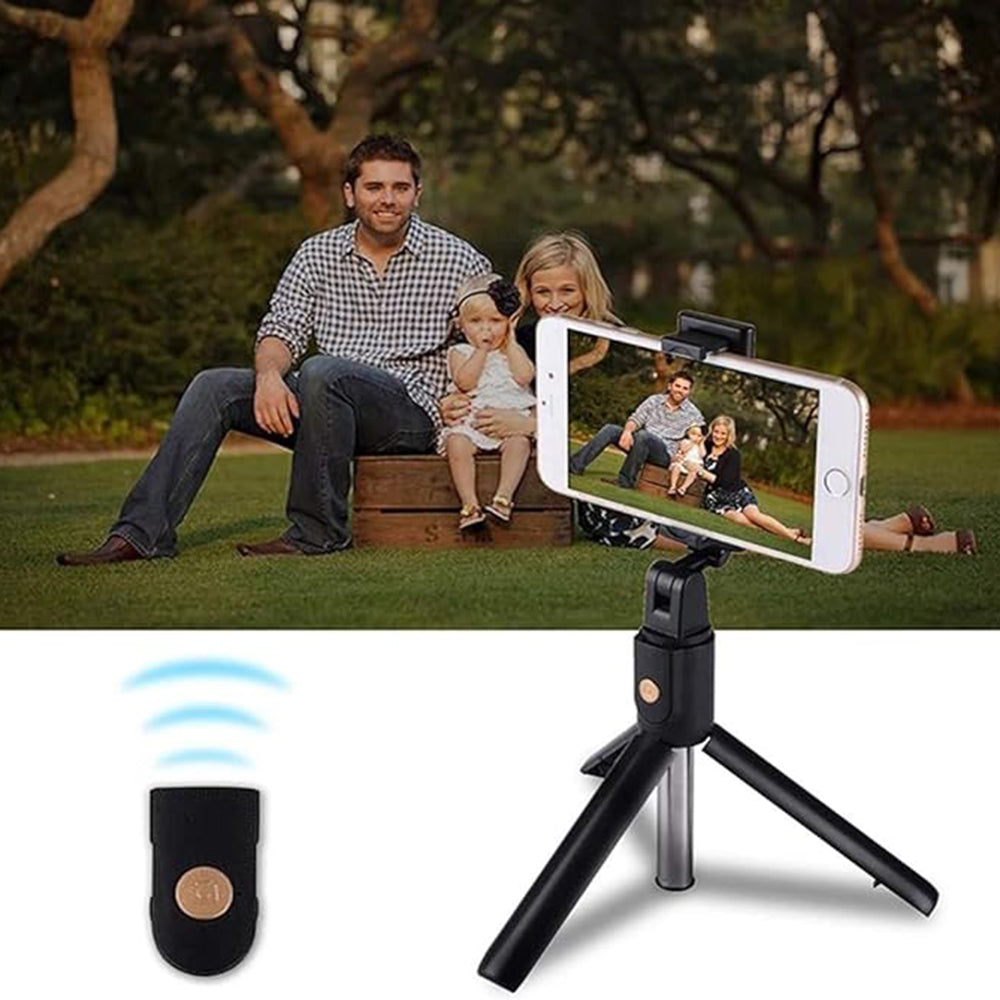 Selfie Stick Bluetooth Techsuit K07, Univerzalan, Crn
