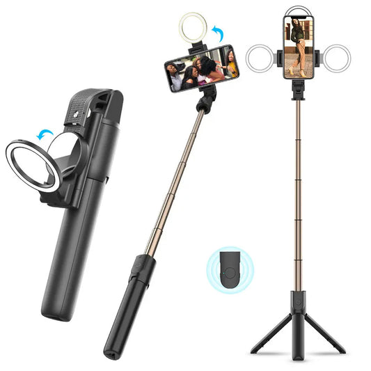 Selfie Stick Bluetooth Techsuit K13, Univerzalan, Crn