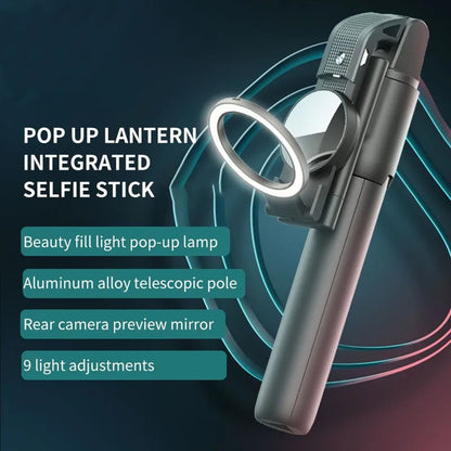 Selfie Stick Bluetooth Techsuit K13, Univerzalan, Crn