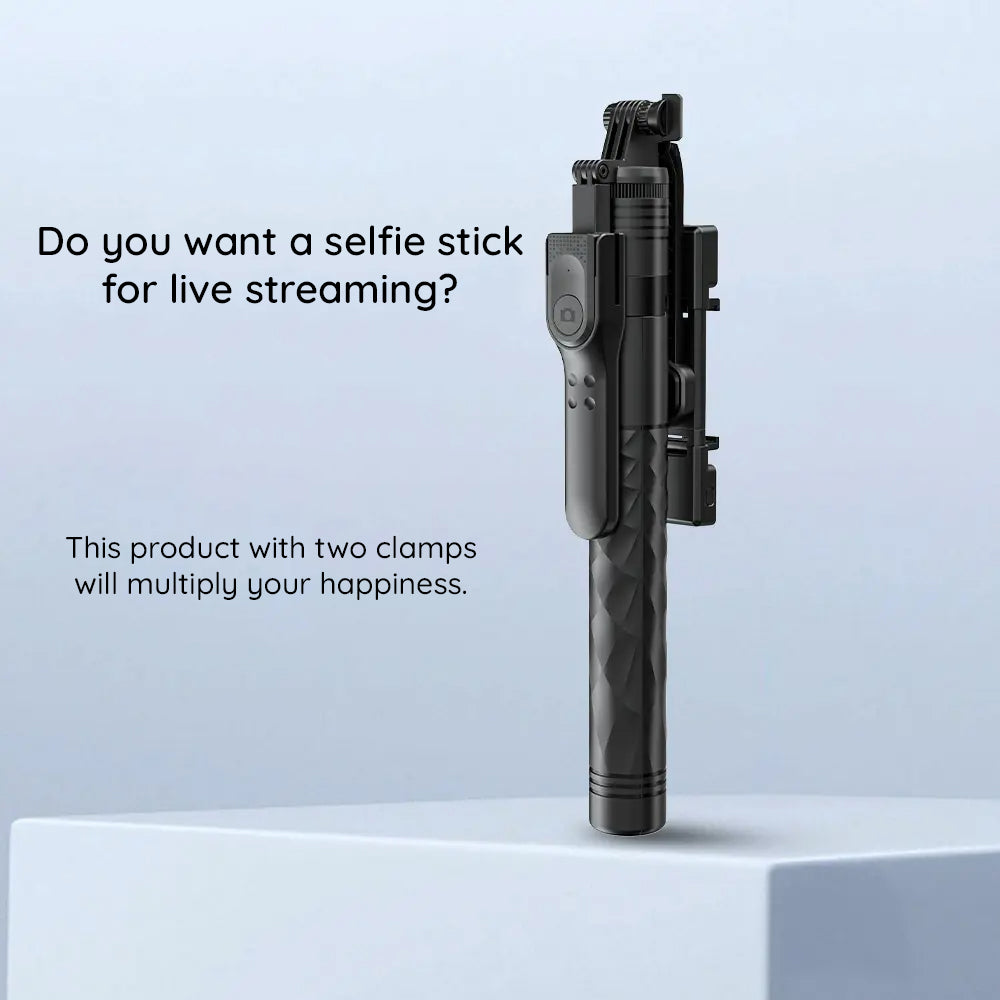 Selfie Stick Bluetooth Techsuit K28, Univerzalan, Crn