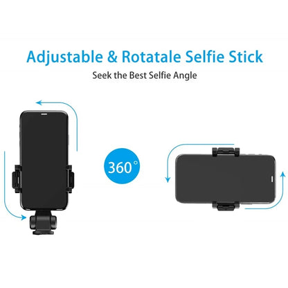 Selfie Stick Bluetooth Techsuit L01, Univerzalan, Crn