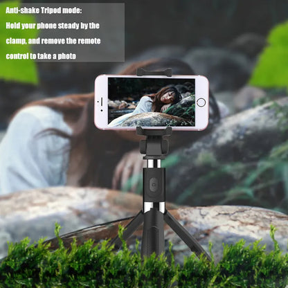 Selfie Stick Bluetooth Techsuit L01, Univerzalan, Crn