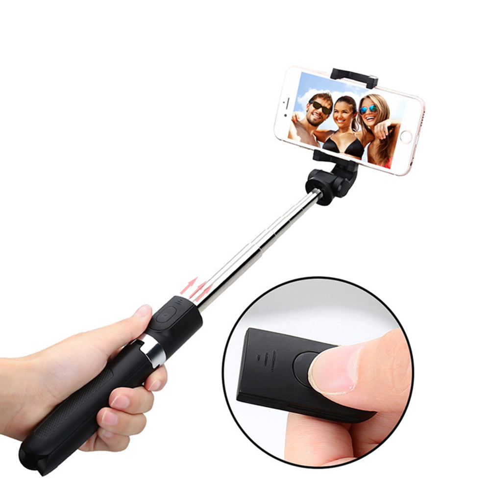 Selfie Stick Bluetooth Techsuit L01s, Univerzalan, Crn