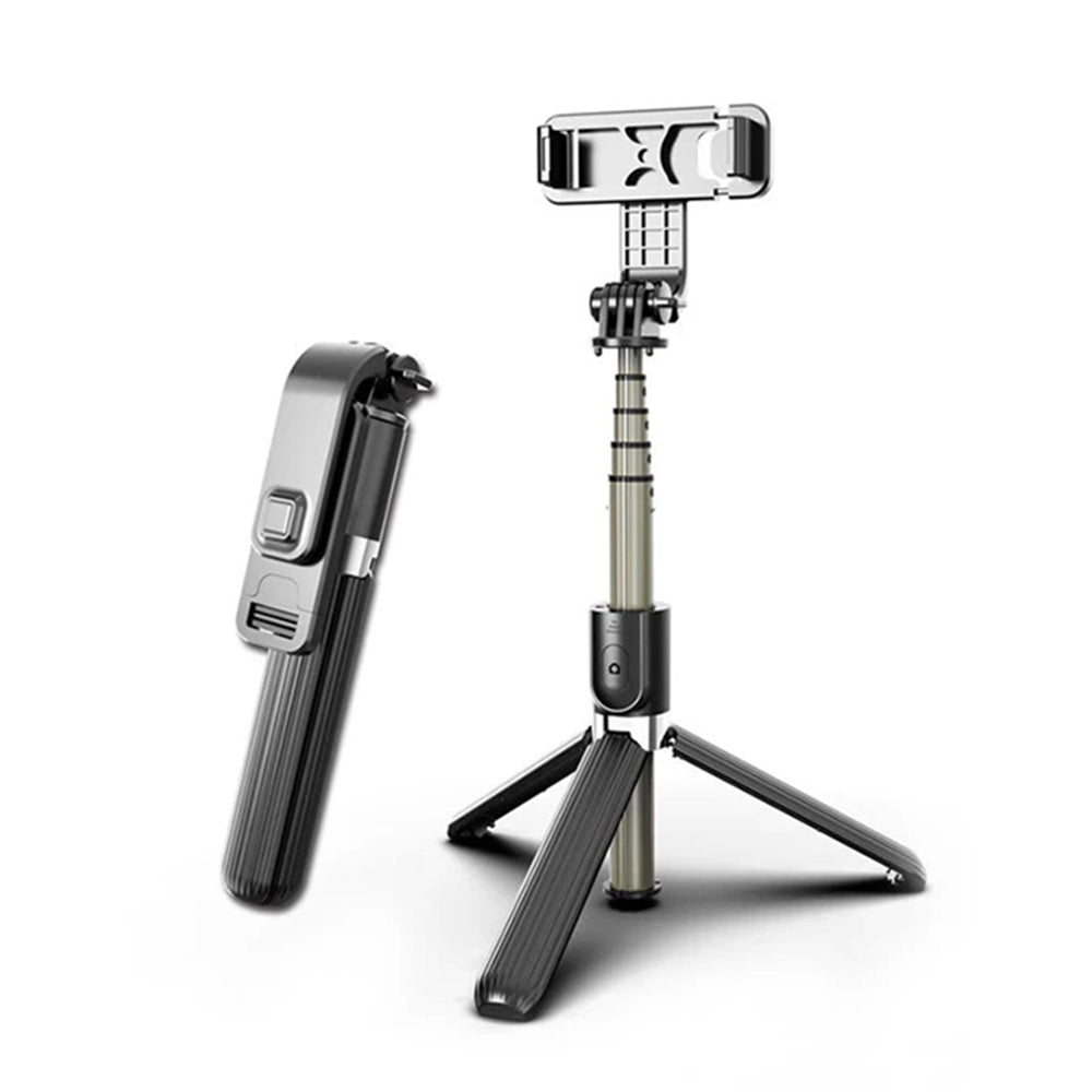 Selfie Stick Bluetooth Techsuit L03, Univerzalan, Crn