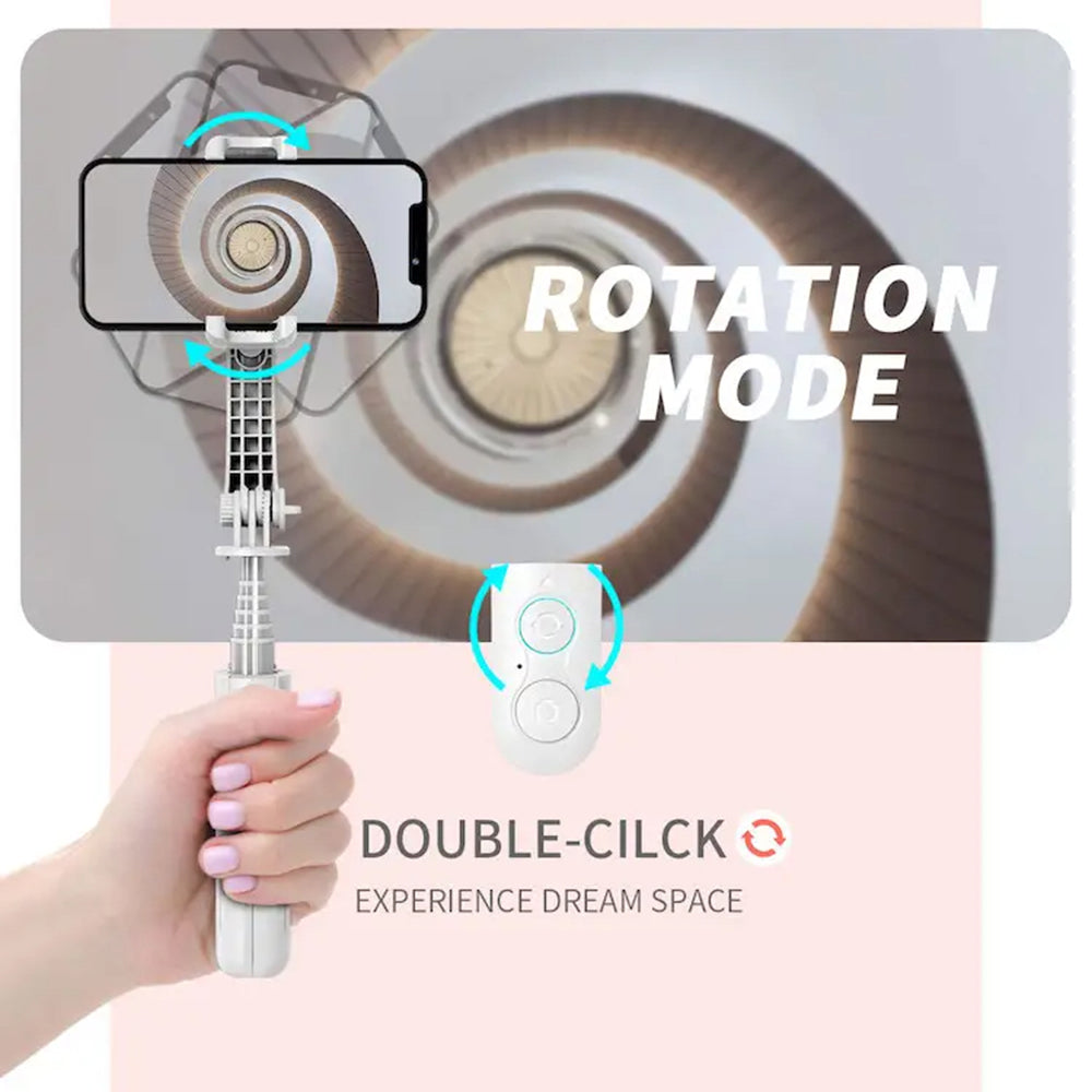 Selfie Stick Bluetooth Techsuit L08Mini, Univerzalan, Crn