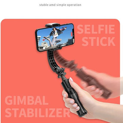 Selfie Stick Bluetooth Techsuit L08Mini, Univerzalan, Crn