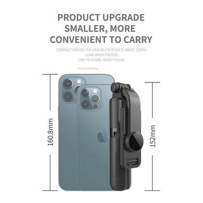 Selfie Stick Bluetooth Techsuit L10, Univerzalan, Crn