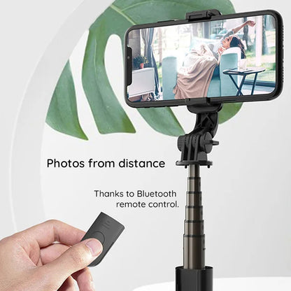 Selfie Stick Bluetooth Techsuit L10, Univerzalan, Crn