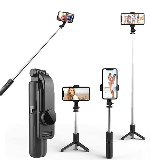 Selfie Stick Bluetooth Techsuit L11, Univerzalan, Crn